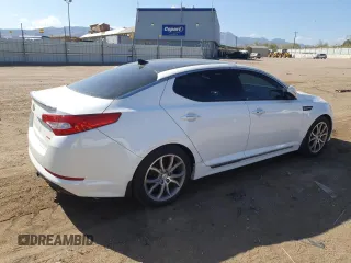 2013 Kia Optima SX with VIN 5XXGR4A63DG219814, listed as a Copart auction lot 53312465 with 125,201 mi miles and Clean Title. Bid and sale history available at carsss.com. Image 3.