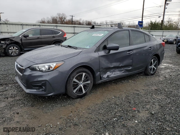 2019 Subaru Impreza Premium with VIN 4S3GKAD67K3613506, listed as a Copart auction lot 82002304 with 44,161 mi miles and Salvage Title. Bid and sale history available at carsss.com. Image 1.