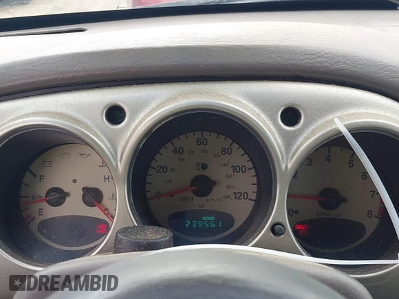 2003 Chrysler PT Cruiser with VIN 3C4FY48B03T637252, listed as a IAAI auction lot 42471993 with 239,561 mi miles and . Bid and sale history available at DreamBid. Image 7.