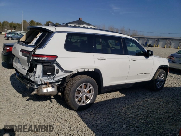 2021 Jeep Grand Cherokee Limited z VIN 1C4RJKBG1M8122237, wystawiony jako Copart lot #45899505 z przebiegiem 69 022 mil mil oraz Szkoda całkowita • Salvage title. Historia ofert i sprzedaży dostępna na DreamBid. Obrazek 3.