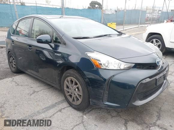 2017 Toyota Prius v Two with VIN JTDZN3EU2HJ061734, listed as a IAAI auction lot 41517072 with 99,294 mi miles. Bid and sale history available at carsss.com. Image 1.
