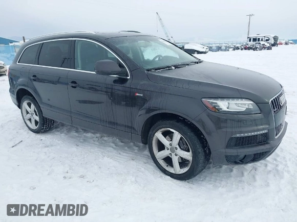 2014 Audi Q7 S line Prestige with VIN WA1DGAFE7ED003414, listed as a IAAI auction lot 41425048 with 91,664 mi miles and . Bid and sale history available at DreamBid. Image 1.