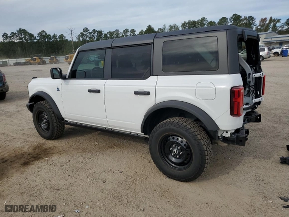 2023 Ford Bronco with VIN 1FMDE5BH5PLC16708, listed as a Copart auction lot 74107284 with 9,594 mi miles and Salvage Title. Bid and sale history available at carsss.com. Image 2.