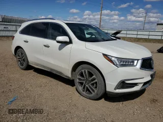2017 Acura MDX Advance with VIN 5FRYD4H85HB004355, listed as a Copart auction lot 53860985 with 68,241 mi miles and Salvage title. Bid and sale history available at DreamBid. Image 4.