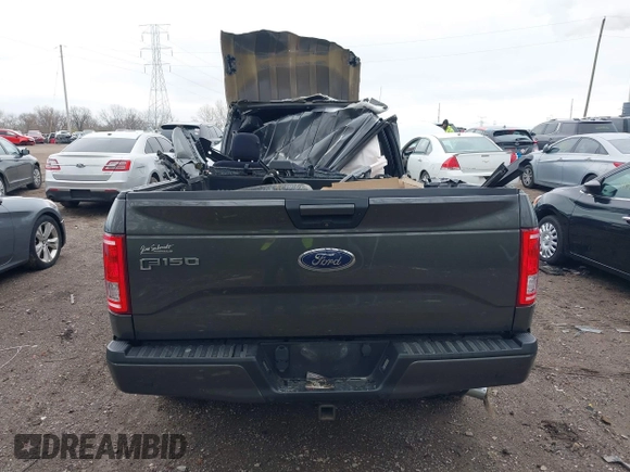 2017 Ford F-150 XL with VIN 1FTEW1EG0HFB78127, listed as a IAAI auction lot 41921032 with Not Provided miles. Bid and sale history available at carsss.com. Image 16.