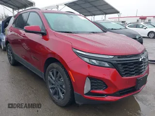 2024 Chevrolet Equinox RS with VIN 3GNAXMEG1RS171513, listed as a IAAI auction lot 41807969 with 22,599 mi miles and . Bid and sale history available at DreamBid. Image 1.