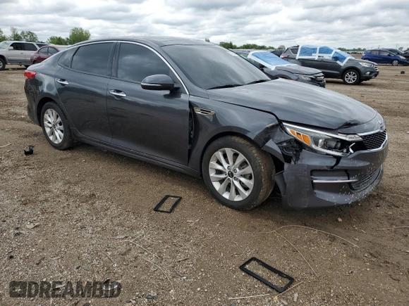 2017 Kia Optima EX with VIN 5XXGU4L35HG142838, listed as a Copart auction lot 57722595 with 132,729 mi miles and Salvage title. Bid and sale history available at DreamBid. Image 4.