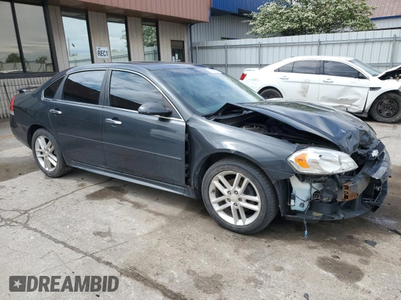 2014 Chevrolet Impala LTZ with VIN 2G1WC5E38E1130730, listed as a Copart auction lot 55465505 with 202,778 mi miles and Salvage title. Bid and sale history available at DreamBid. Image 4.