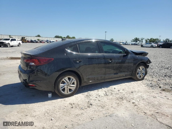 2019 Hyundai Elantra SEL with VIN 5NPD84LF3KH493258, listed as a Copart auction lot 49813145 with 99,296 mi miles and Non Repairable. Bid and sale history available at carsss.com. Image 3.