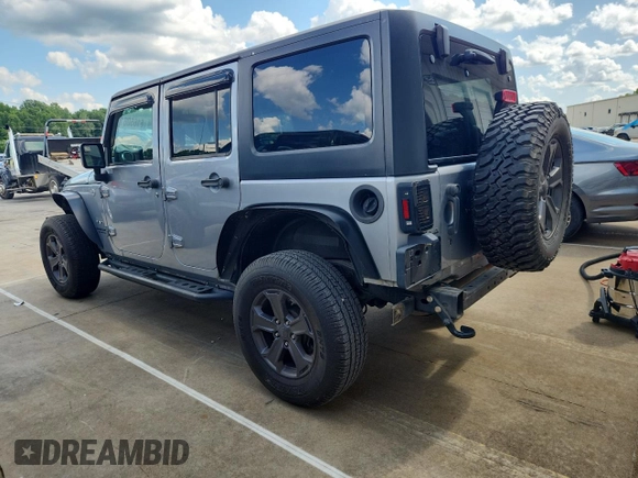 2016 Jeep Wrangler Unlimited Sahara with VIN 1C4BJWEG6GL168944, listed as a Copart auction lot 61650615 with 66,016 mi miles and Salvage title. Bid and sale history available at DreamBid. Image 2.