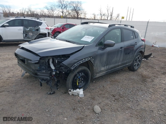 2024 Subaru Crosstrek Premium with VIN JF2GUADC3RH380352, listed as a IAAI auction lot 41166635 with 6,904 mi miles. Bid and sale history available at carsss.com. Image 18.