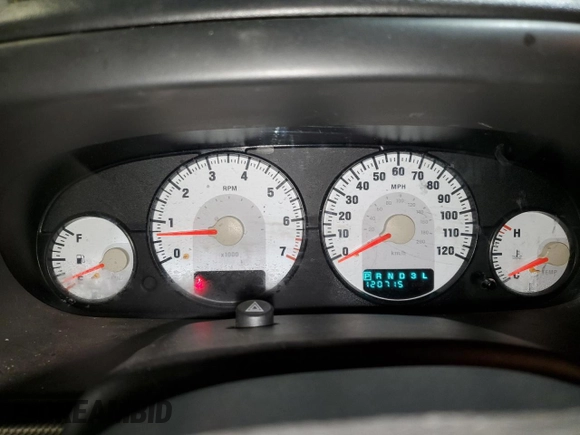 2004 Chrysler Sebring GTC z VIN 1C3EL75R54N327309, wystawiony jako Copart lot #46127865 z przebiegiem 120 715 mil mil oraz Szkoda całkowita • Salvage title. Historia ofert i sprzedaży dostępna na DreamBid. Obrazek 9.