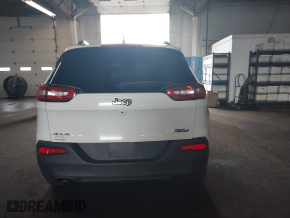 2015 Jeep Cherokee Latitude with VIN 1C4PJMCBXFW784869, listed as a IAAI auction lot 41951297 with 138,396 mi miles. Bid and sale history available at carsss.com. Image 16.