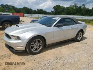 2012 Ford Mustang V6 with VIN 1ZVBP8EM8C5207416, listed as a Copart auction lot 57823615 with 162,286 mi miles and Salvage title. Bid and sale history available at DreamBid. Image 1.