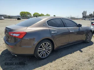 2015 Maserati Ghibli S Q4 z VIN ZAM57RTA7F1130656, wystawiony jako Copart lot #56363915 z przebiegiem 45 397 mil mil oraz Szkody całkowita. Historia ofert i sprzedaży dostępna na DreamBid. Obrazek 3.