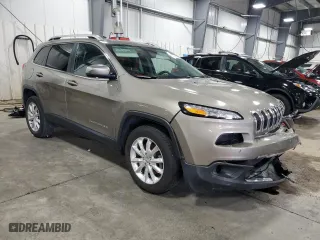 2017 Jeep Cherokee Limited with VIN 1C4PJMDB3HW543866, listed as a Copart auction lot 48926895 with 112,593 mi miles and Salvage Title. Bid and sale history available at carsss.com. Image 4.