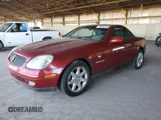 1999 Mercedes-Benz SLK-Class with VIN WDBKK47F9XF109079, listed as a Copart auction lot 72243234 with 90,083 mi miles and Clean Title. Bid and sale history available at carsss.com. Image 1.