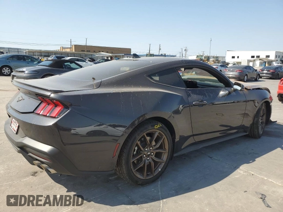 2024 Ford Mustang EcoBoost with VIN 1FA6P8TH6R5130831, listed as a Copart auction lot 75102194 with 884 mi miles and Salvage Title. Bid and sale history available at DreamBid. Image 3.
