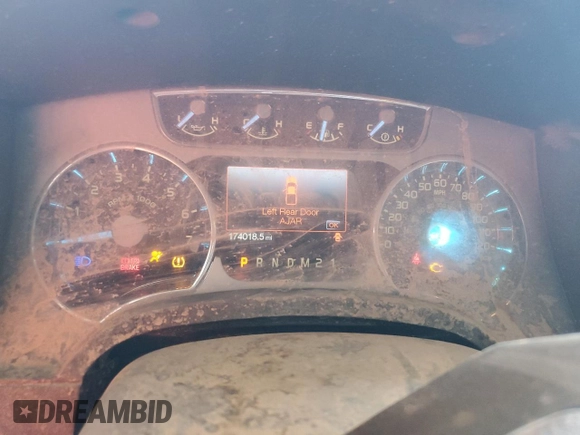 2012 Ford F-150 XL with VIN 1FTFW1ET3CFC55874, listed as a Copart auction lot 65755355 with 174,018 mi miles and Salvage title. Bid and sale history available at DreamBid. Image 9.