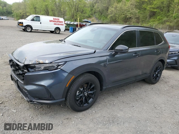 2025 Honda CR-V Sport-L with VIN 7FARS6H84SE012482, listed as a Copart auction lot 55705295 with 3,547 mi miles and Salvage Title. Bid and sale history available at DreamBid. Image 1.