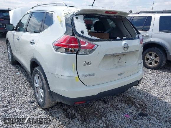 2015 Nissan Rogue SL with VIN 5N1AT2MV2FC804820, listed as a IAAI auction lot 41932296 with 174,633 mi miles and . Bid and sale history available at carsss.com. Image 6.