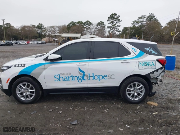 2023 Chevrolet Equinox LT with VIN 3GNAXUEG1PS202711, listed as a IAAI auction lot 41318310 with 77,987 mi miles. Bid and sale history available at carsss.com. Image 15.