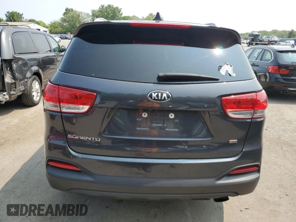 2018 Kia Sorento LX with VIN 5XYPGDA32JG388340, listed as a Copart auction lot 67332984 with 127,293 mi miles and Salvage Title. Bid and sale history available at carsss.com. Image 6.