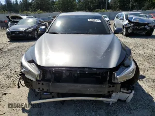 2020 Infiniti Q50 Luxe with VIN JN1EV7AR7LM250090, listed as a Copart auction lot 63420145 with 47,023 mi miles and Salvage title. Bid and sale history available at DreamBid. Image 5.