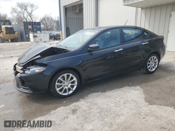 2013 Dodge Dart Limited with VIN 1C3CDFCA5DD337985, listed as a Copart auction lot 53307605 with 125,794 mi miles and Non Repairable. Bid and sale history available at DreamBid. Image 1.