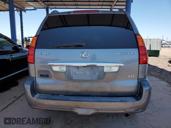 2006 Lexus GX 470 z VIN JTJBT20X960120748, wystawiony jako Copart lot #60102405 z przebiegiem 242 521 mil mil oraz Czysty tytuł • Clean title. Historia ofert i sprzedaży dostępna na DreamBid. Obrazek 6.