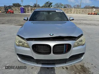 2013 BMW 7 Series 740Li with VIN WBAYE4C51DD137026, listed as a Copart auction lot 54016125 with 131,879 mi miles and Clean title. Bid and sale history available at DreamBid. Image 5.