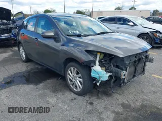 2012 Mazda Mazda3 i Touring with VIN JM1BL1L80C1679015, listed as a IAAI auction lot 41798618 with 237,792 mi miles. Bid and sale history available at carsss.com. Image 1.