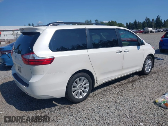 2015 Toyota Sienna Limited с VIN 5TDDK3DC6FS114592, выставлен на аукционе IAAI как лот 42369139 с пробегом 134 436 миль миль и . История ставок и продаж доступна на DreamBid. Изображение 4.