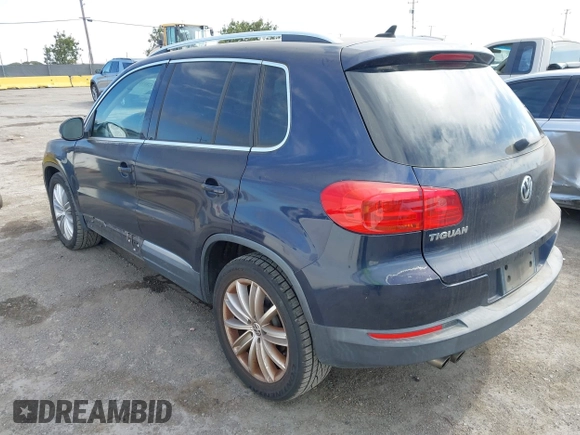 2012 Volkswagen Tiguan S with VIN WVGAV7AX9CW546724, listed as a IAAI auction lot 42831149 with 103,528 mi miles and . Bid and sale history available at DreamBid. Image 3.