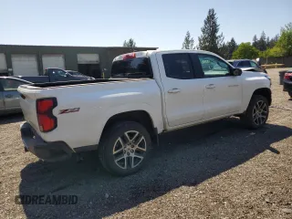 2023 Chevrolet Colorado 4WD Z71 with VIN 1GCPTDEK9P1207739, listed as a Copart auction lot 55450885 with 197 mi miles and Salvage Title. Bid and sale history available at carsss.com. Image 3.