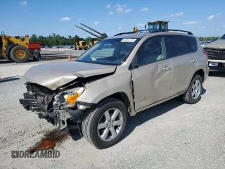 2007 Toyota RAV4 Limited with VIN JTMZK34V675006780, listed as a Copart auction lot 57857775 with 164,159 mi miles and Salvage title. Bid and sale history available at DreamBid. Image 1.