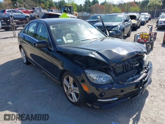 2011 Mercedes-Benz C 300 Sport with VIN WDDGF8BB0BR133565, listed as a IAAI auction lot 42172910 with 88,474 mi miles and . Bid and sale history available at carsss.com. Image 1.