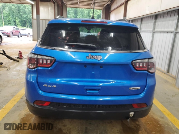 2024 Jeep Compass Latitude with VIN 3C4NJDBN9RT606741, listed as a Copart auction lot 56697525 with 28,605 mi miles and Salvage title. Bid and sale history available at DreamBid. Image 6.