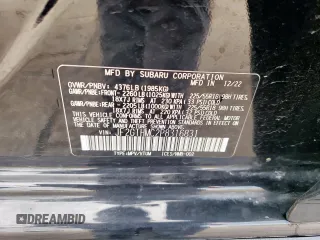 2023 Subaru Crosstrek Limited с VIN JF2GTHMC2P8316831, выставлен на аукционе Copart как лот 55609925 с пробегом 46 103 миль миль и Списание • Salvage title. История ставок и продаж доступна на DreamBid. Изображение 10.