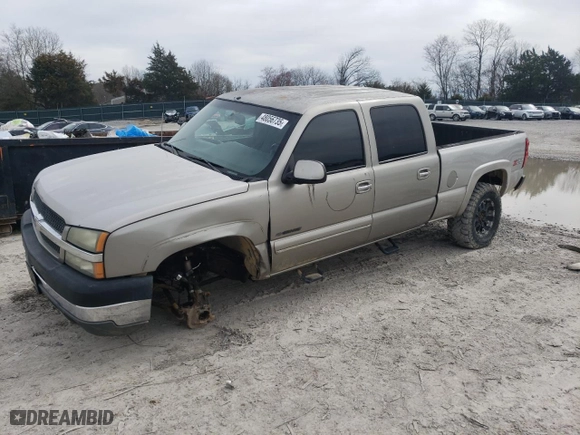 2003 Chevrolet Silverado 2500HD LS with VIN 1GCHK23163F153738, listed as a Copart auction lot 48056735 with 243,251 mi miles and Salvage Title. Bid and sale history available at carsss.com. Image 1.