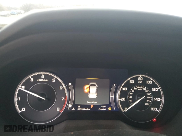 2020 Acura RDX with VIN 5J8TC1H37LL022221, listed as a Copart auction lot 47193345 with 35,204 mi miles and Salvage title. Bid and sale history available at DreamBid. Image 9.