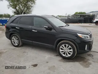 2014 Kia Sorento EX with VIN 5XYKU4A79EG432099, listed as a Copart auction lot 48459515 with 161,720 mi miles and Salvage Title. Bid and sale history available at carsss.com. Image 4.