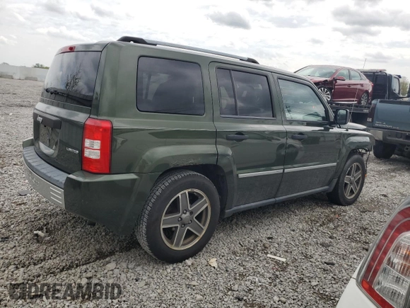 2009 Jeep Patriot Limited with VIN 1J4FT48B79D120490, listed as a Copart auction lot 55071885 with 173,311 mi miles and Salvage title. Bid and sale history available at DreamBid. Image 3.