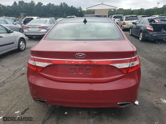 2013 Hyundai Azera with VIN KMHFH4JG9DA299005, listed as a Copart auction lot 66095944 with 137,680 mi miles and Salvage Title. Bid and sale history available at carsss.com. Image 6.