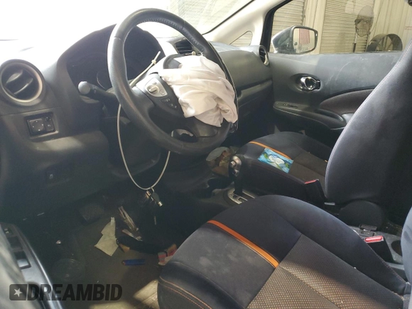 2016 Nissan Note SL with VIN 3N1CE2CP5GL409338, listed as a Copart auction lot 50560435 with 57,261 mi miles and Salvage title. Bid and sale history available at DreamBid. Image 8.
