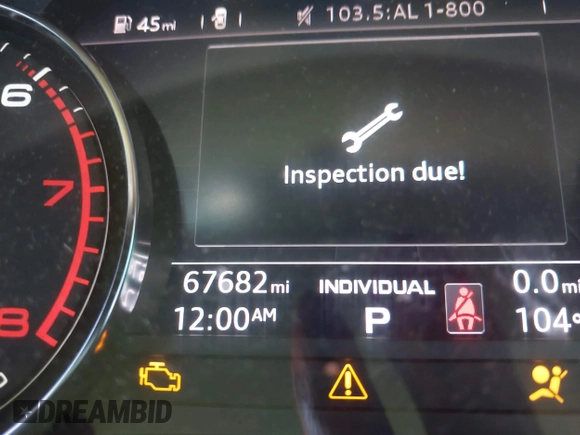 2020 Audi Q5 Premium with VIN WA1ANAFY2L2085872, listed as a IAAI auction lot 42354349 with 67,682 mi miles and . Bid and sale history available at DreamBid. Image 15.