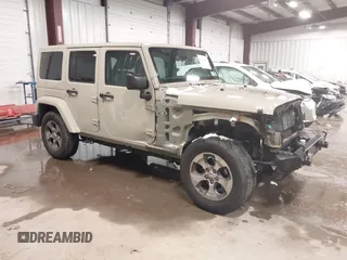2018 Jeep Wrangler JK Unlimited Sahara with VIN 1C4HJWEG4JL803516, listed as a IAAI auction lot 41127652 with 85,749 mi miles. Bid and sale history available at carsss.com. Image 1.