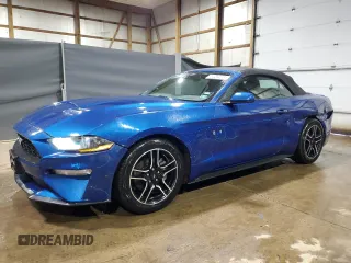 2022 Ford Mustang EcoBoost z VIN 1FATP8UH5N5124675, wystawiony jako Copart lot #58026055 z przebiegiem 54 546 mil mil oraz Tytuł czysty. Historia ofert i sprzedaży dostępna na DreamBid. Obrazek 1.