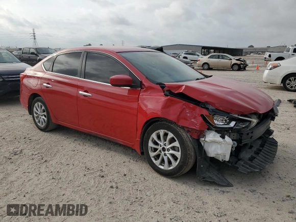 2018 Nissan Sentra SR with VIN 3N1AB7AP2JY341171, listed as a Copart auction lot 55087035 with 77,958 mi miles and Salvage Title. Bid and sale history available at DreamBid. Image 4.
