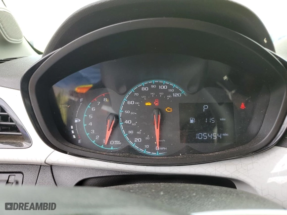 2017 Chevrolet Spark LT with VIN KL8CD6SA0HC752892, listed as a Copart auction lot 76138264 with 105,454 mi miles and Salvage Title. Bid and sale history available at carsss.com. Image 9.